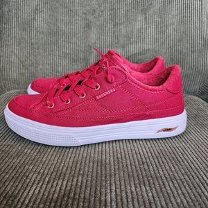 Sketchers Arch Fit Arcade - Meet Ya There in red, Size 6 Wide